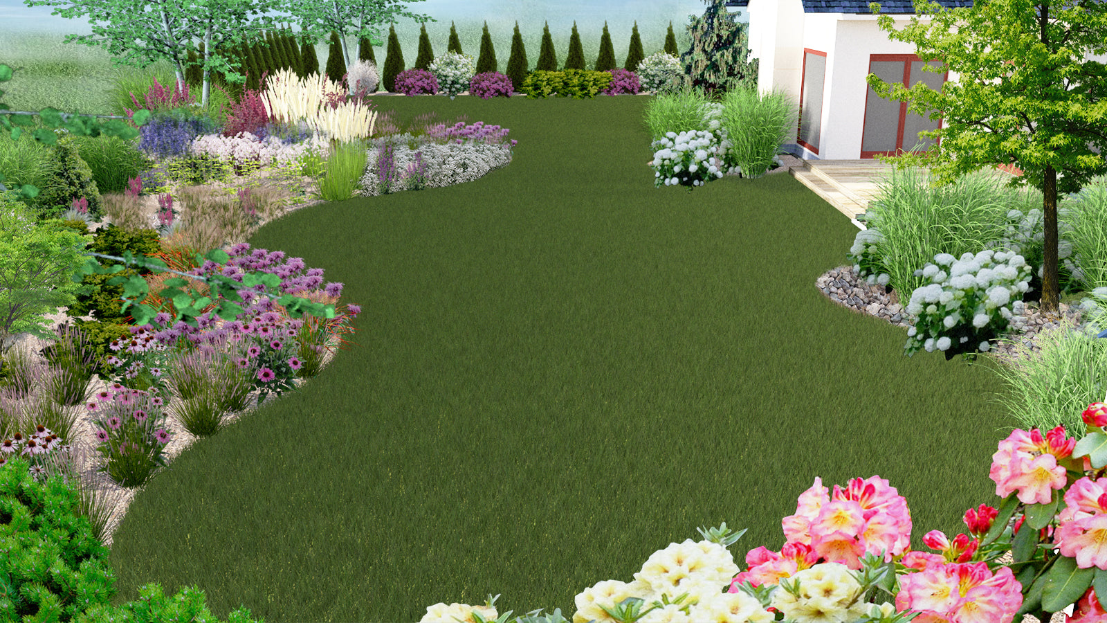 Projekt ogrodu do 2000 m² – kompleksowa dokumentacja