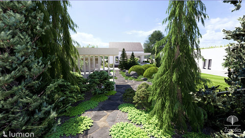 Projekt ogrodu do 2000 m² – kompleksowa dokumentacja